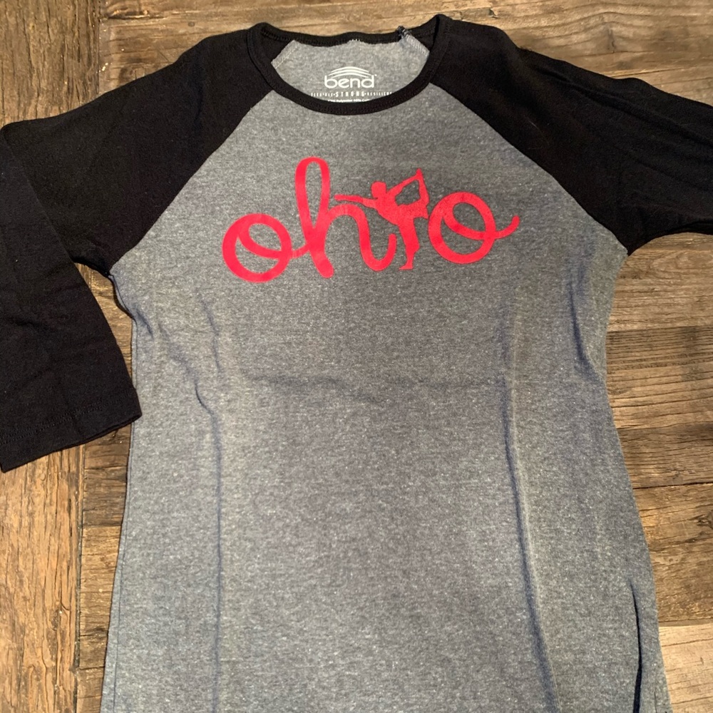 Ohio yogi 3/4 sleeve baseball shirt
